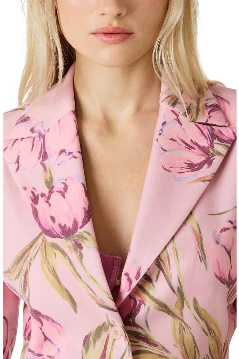 Regina Print Blazer, Alternate, color, ROSETTE PINK