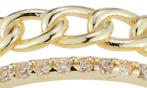 Chloe & Madison Chloe And Madison Link Band Ring In Gold