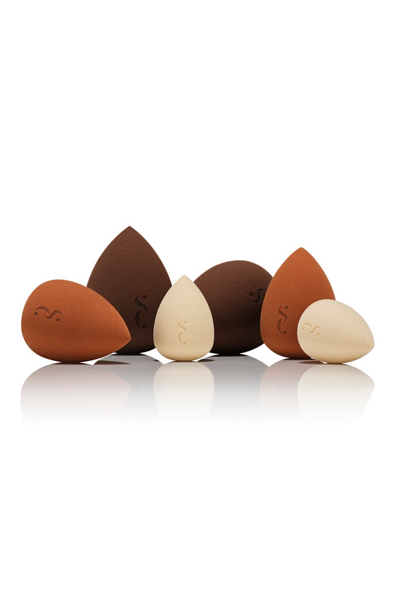 Pantherine Pro 6-Piece Blending Sponge Set, Main, color, BEIGE