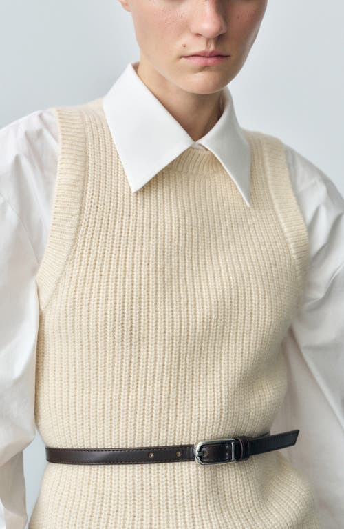 Mango Tappeito Cotton & Wool Sweater Vest