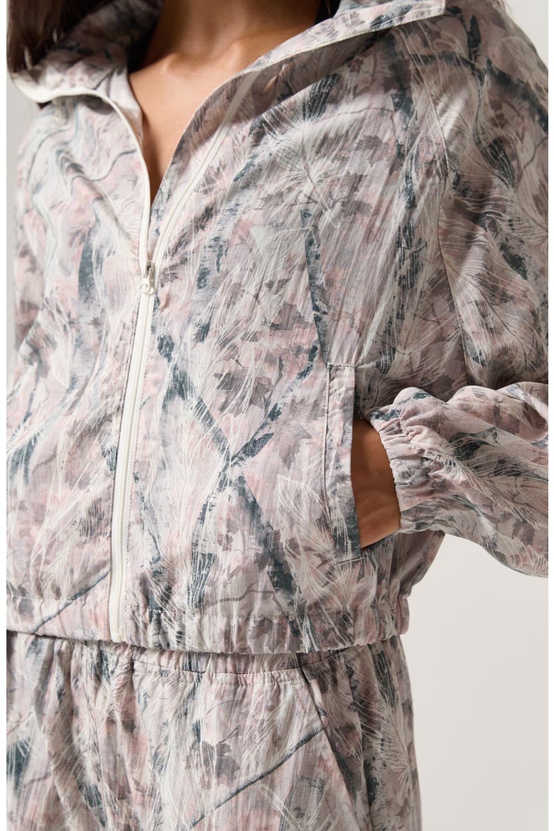 Kendra Nature's Camo Zip Windbreaker, Alternate, color, MOONROCK/ MULTI
