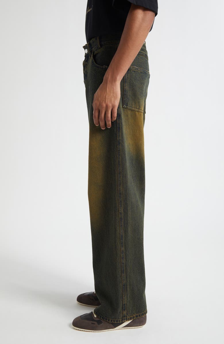 SONG FOR THE MUTE Baggy Jeans, Alternate, color, Brown