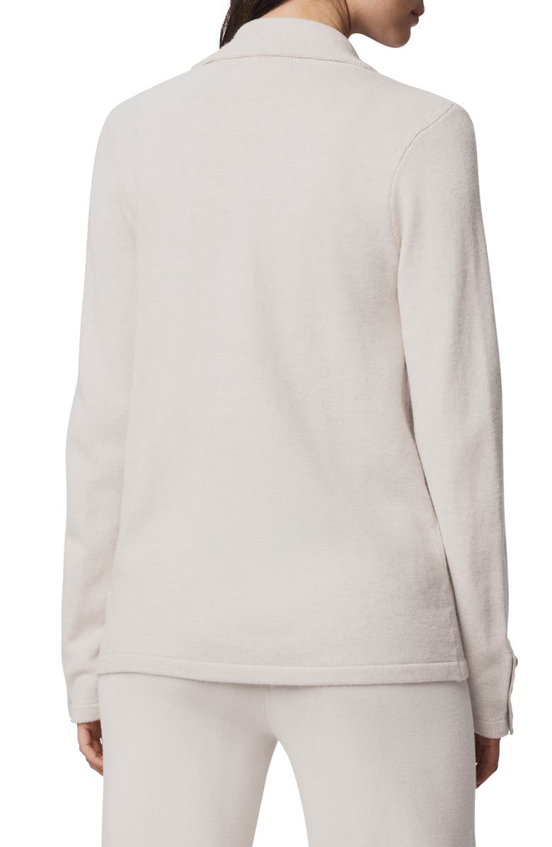 Splendid Hannah Double Breasted Sweater Blazer, Alternate, color, Pale Oak Heather