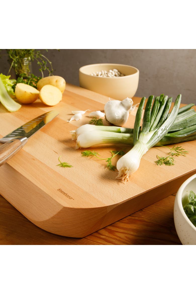 Lake Como Italian Beech Wood Cutting Board, Natural, Alternate, color, Natural Wood