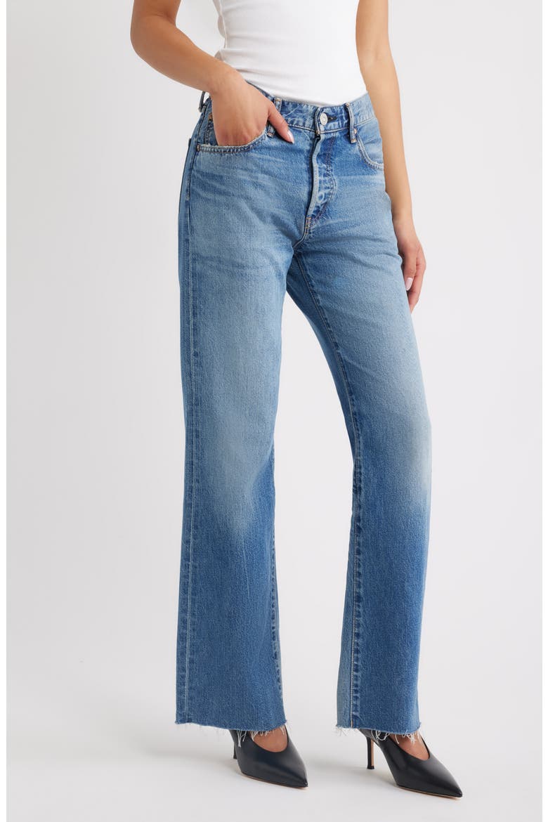 Remake Flare Jeans, Main, color, BLUE