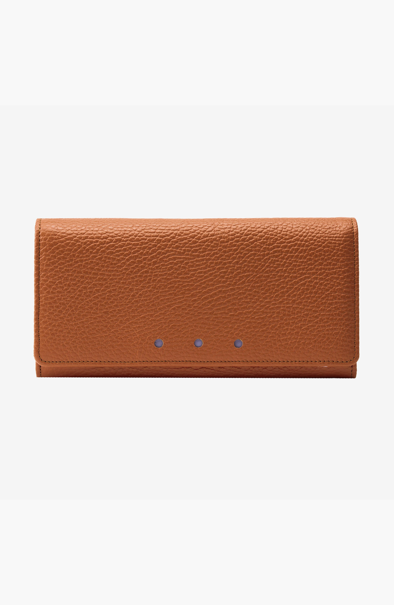 Tusk Ascot Flap Over Wallet, Main, color, Toast