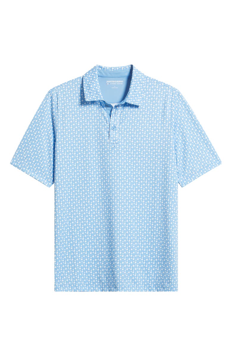 Johnston & Murphy XC+<sup>™</sup> Game Day Performance Polo, Alternate, color, Light Blue