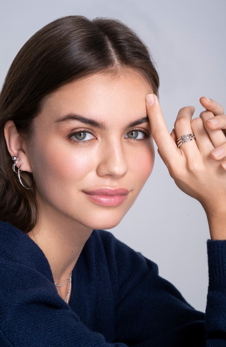 Bony Levy Essentials 14K Gold Thin Hoop Earrings, Alternate, color, 14Ky