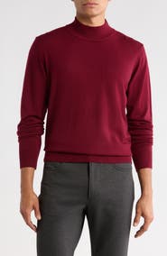 T.R. PREMIUM Slim Fit Mock Neck Sweater