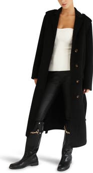 Belle & Bloom Skylilght Longline Wool Blend Coat