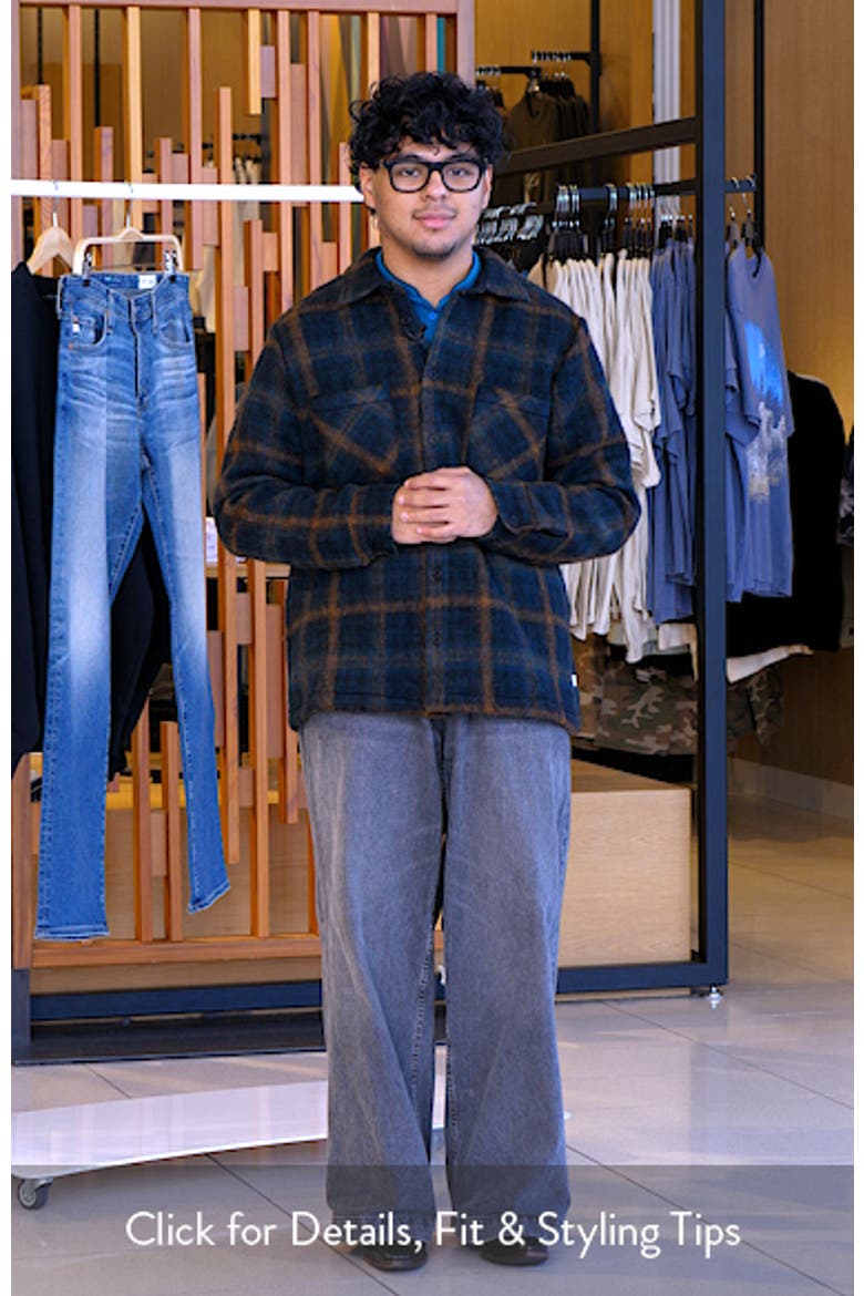 Whiting Check Wool Blend Overshirt video