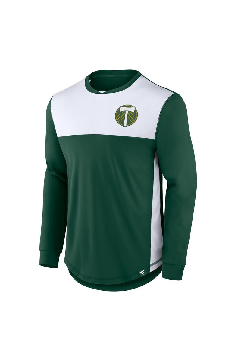 FANATICS Men's Fanatics Branded Green Portland Timbers Mid Goal Long Sleeve T-Shirt, Alternate, color,