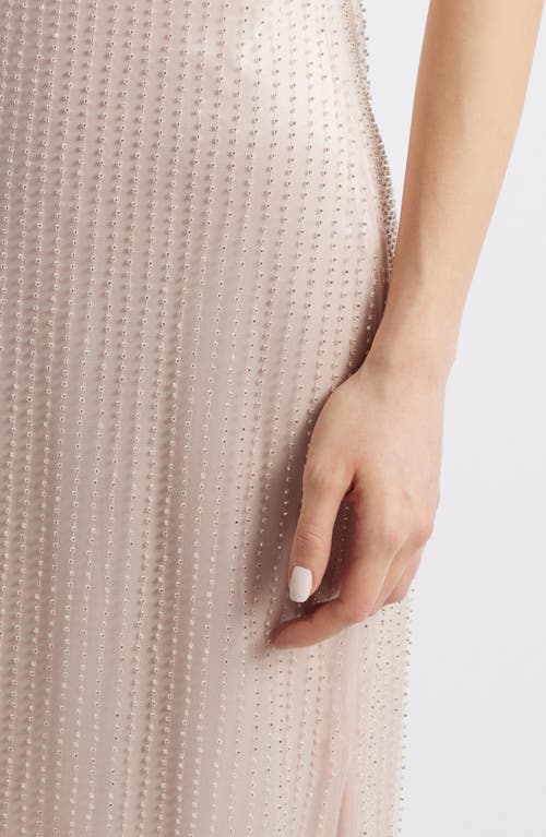 Shop Wayf Helena Beaded Cocktail Dress In Pink