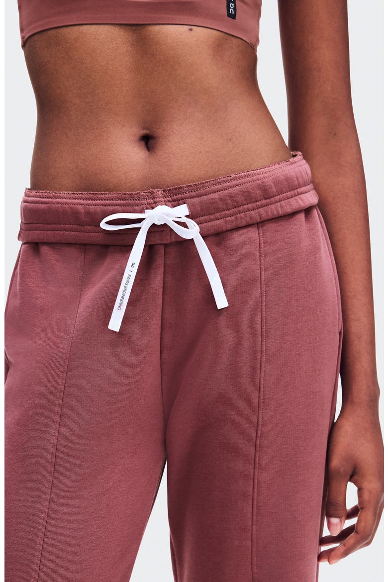 Club Sweatpants, Alternate, color, BARBERRY