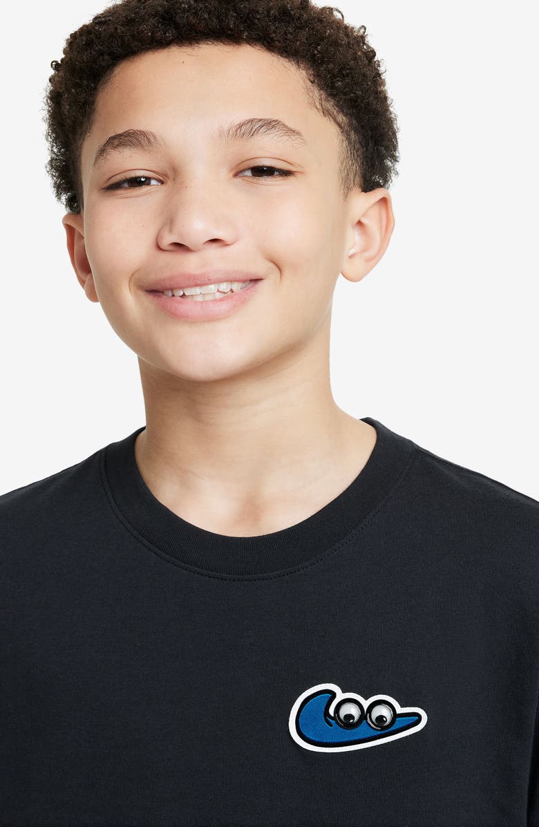 Nike Kids' Sportswear Cotton Graphic T-Shirt, Alternate, color,