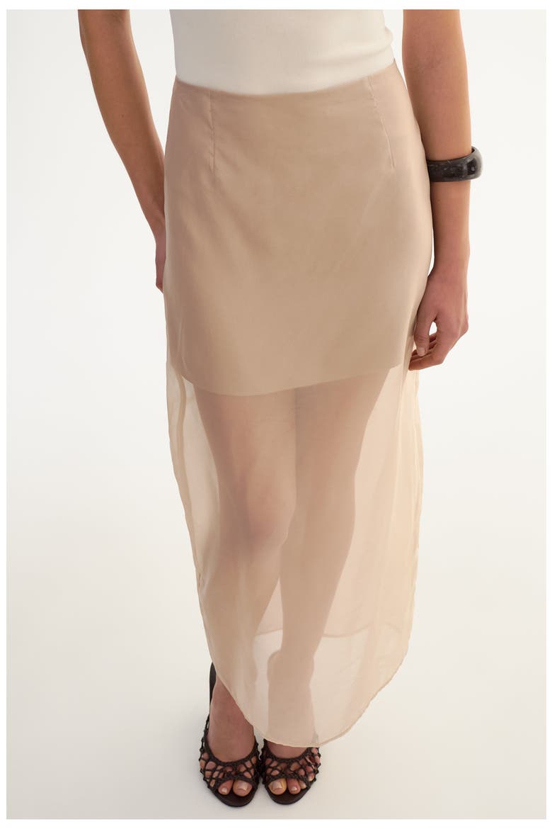 Farley | Sheer Skirt, Alternate, color, Beige