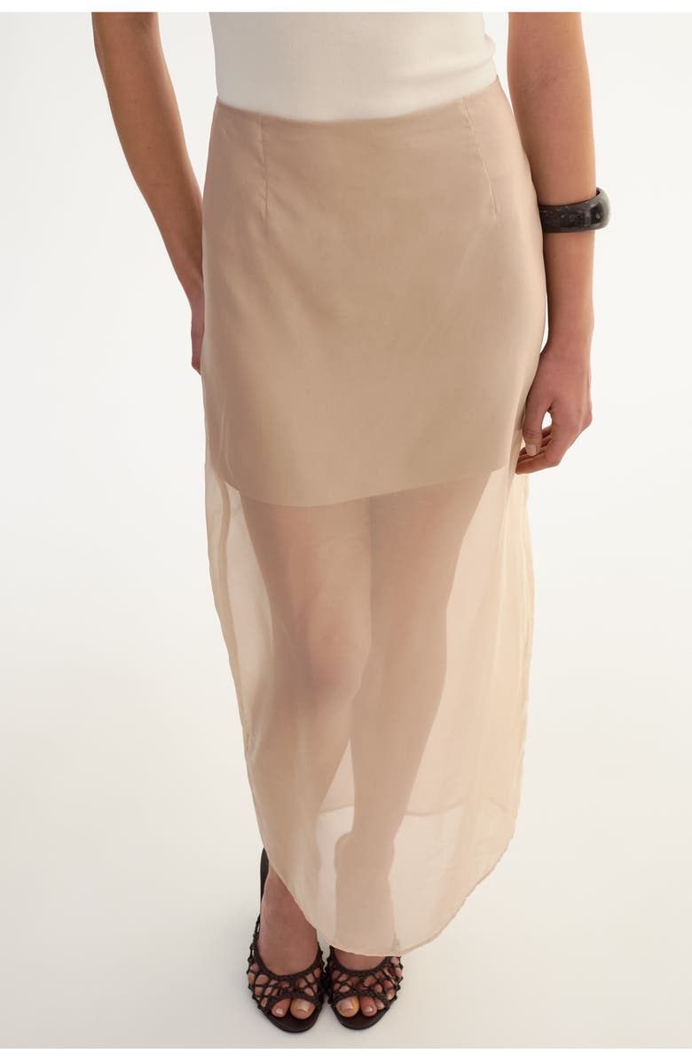 LAMARQUE Farley | Sheer Skirt, Alternate, color, Beige