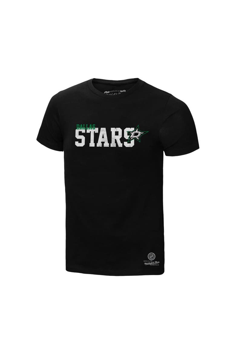 Men's Mitchell & Ness Black Dallas Stars Home T-Shirt, Alternate, color, Black