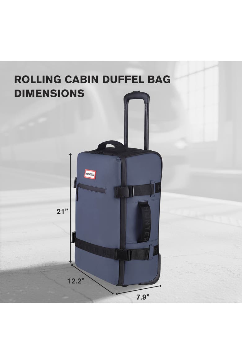 21" Carry On Rolling Duffel, Alternate, color, Blue