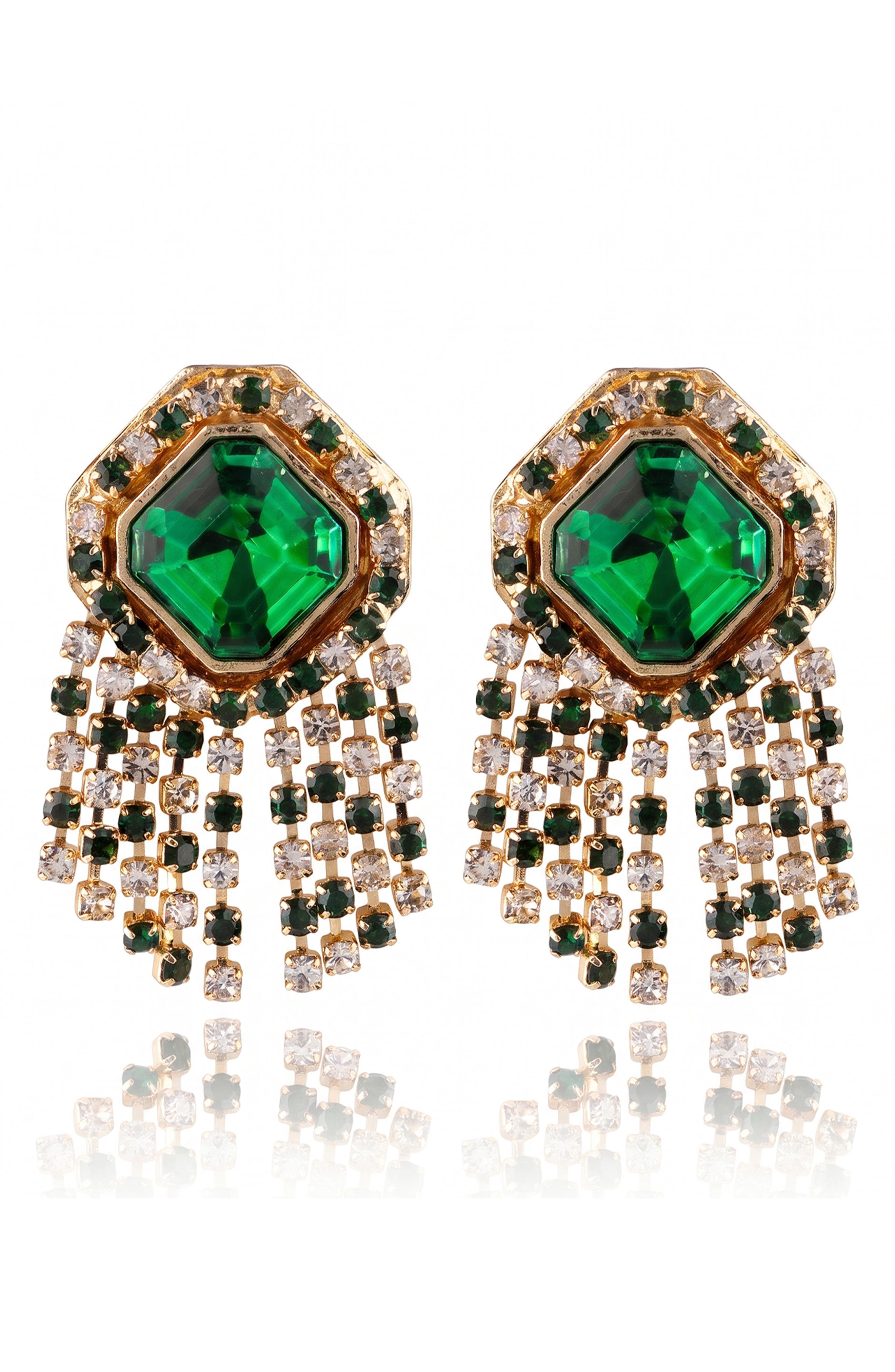 Vintage Fringe Drop Earrings