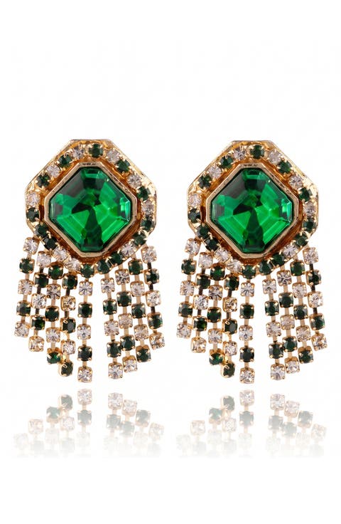 Vintage Fringe Drop Earrings