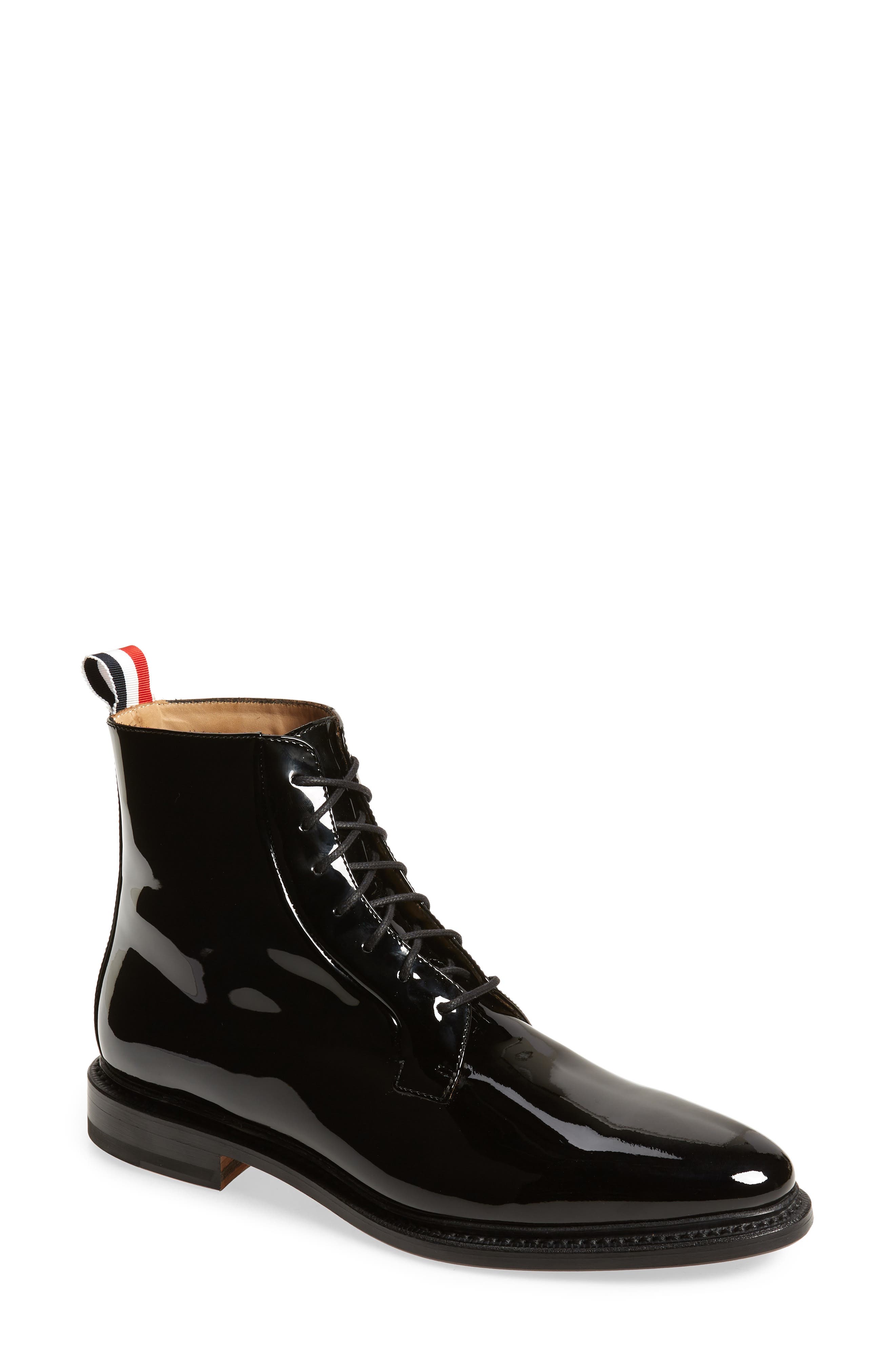 Thom Browne Blucher Lace-Up Bootie, Main, color, 