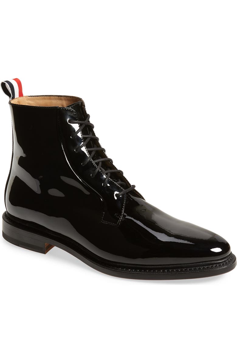 Thom Browne Blucher Lace-Up Bootie, Main, color,