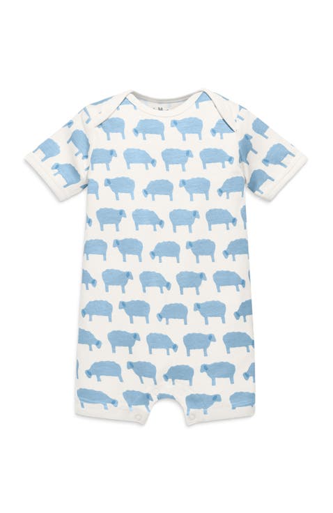 Organic Animal Friends Babysuit Shortie