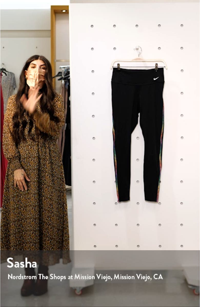 Dri-FIT One Rainbow Ladder Performance Ankle Leggings, sales video thumbnail