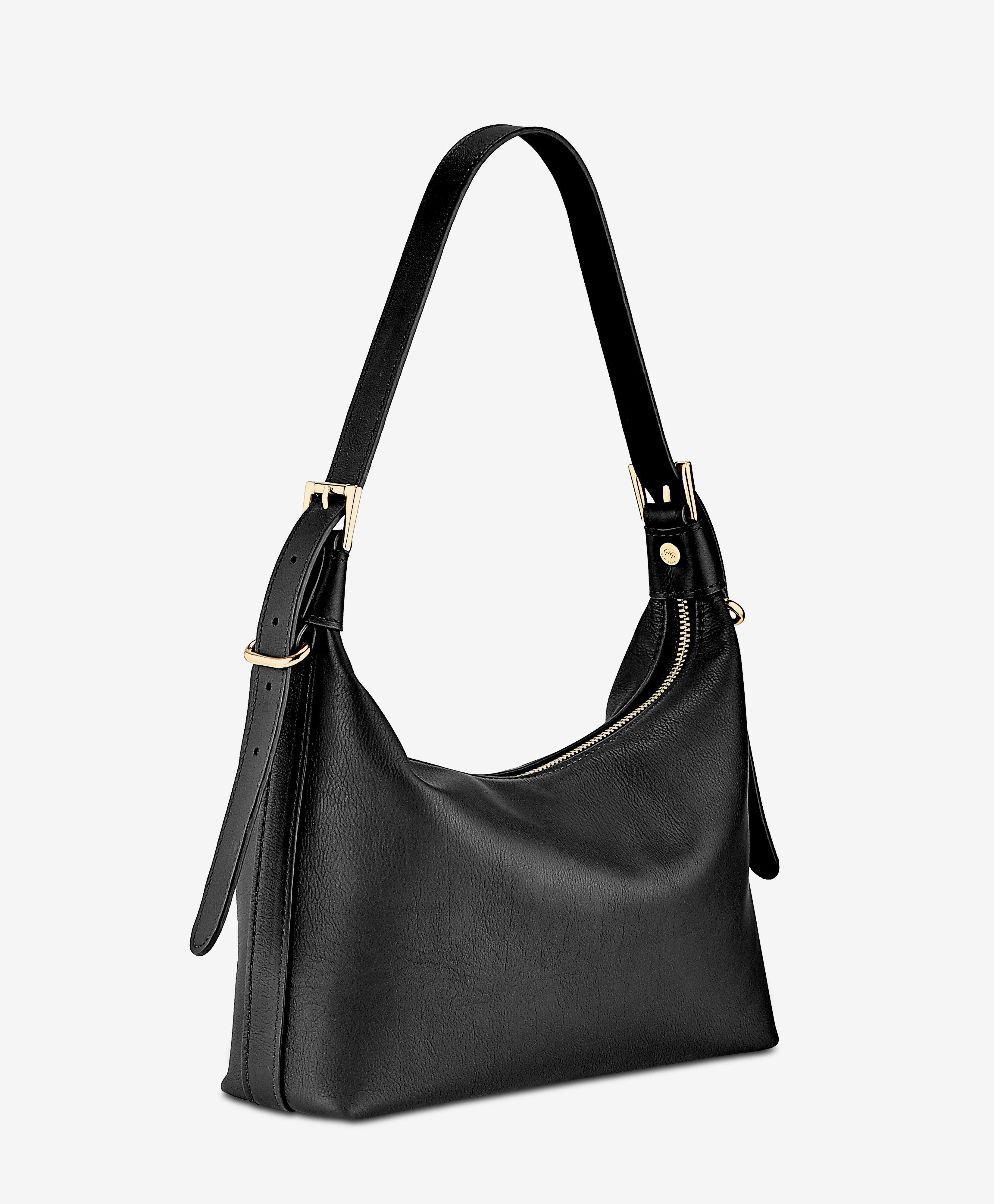 GiGi New York BLAKE SHOULDER BAG, Alternate, color, Black