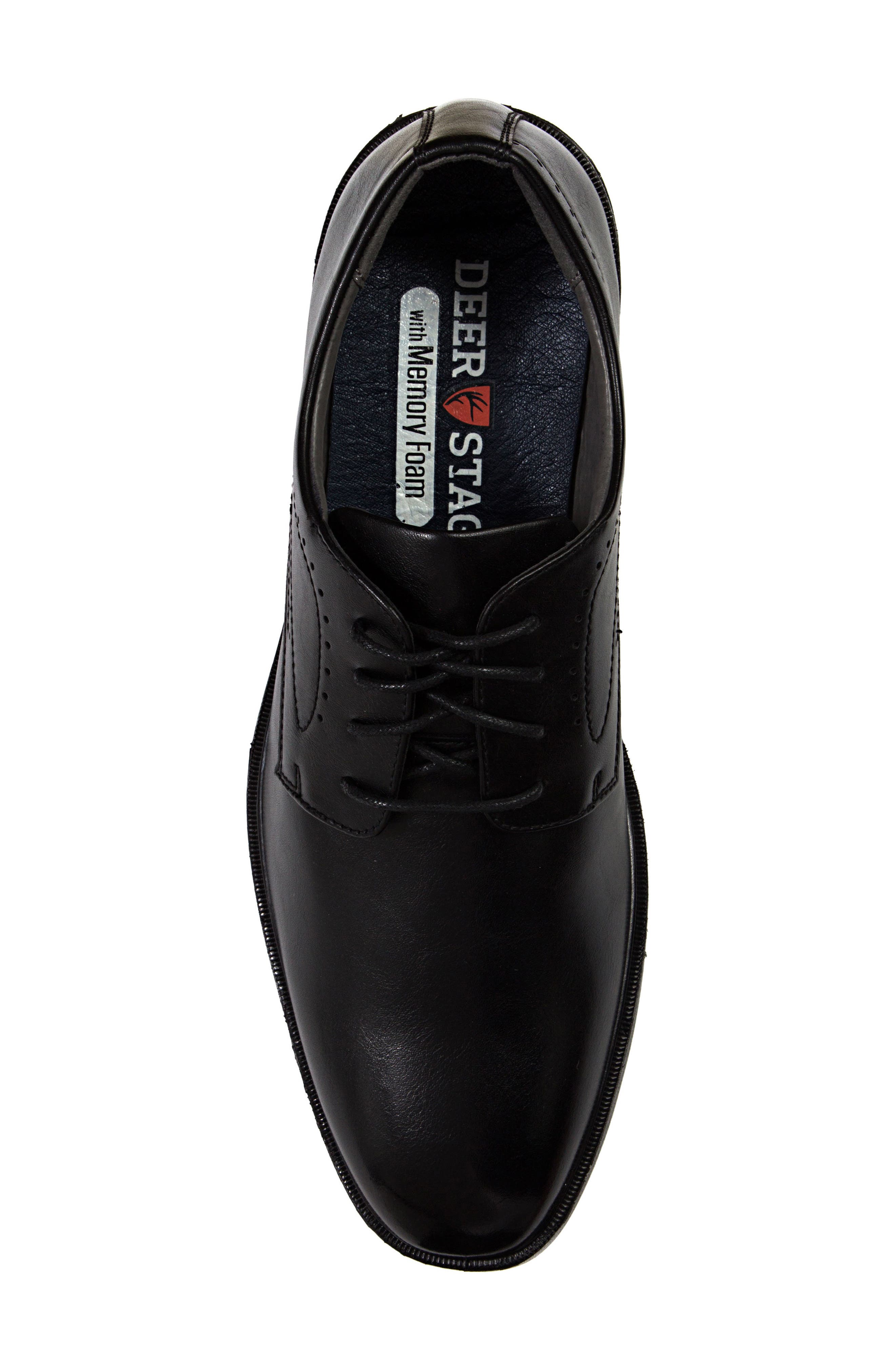 Deer Stags Metro Derby - Wide Width Available, Alternate, color, Black