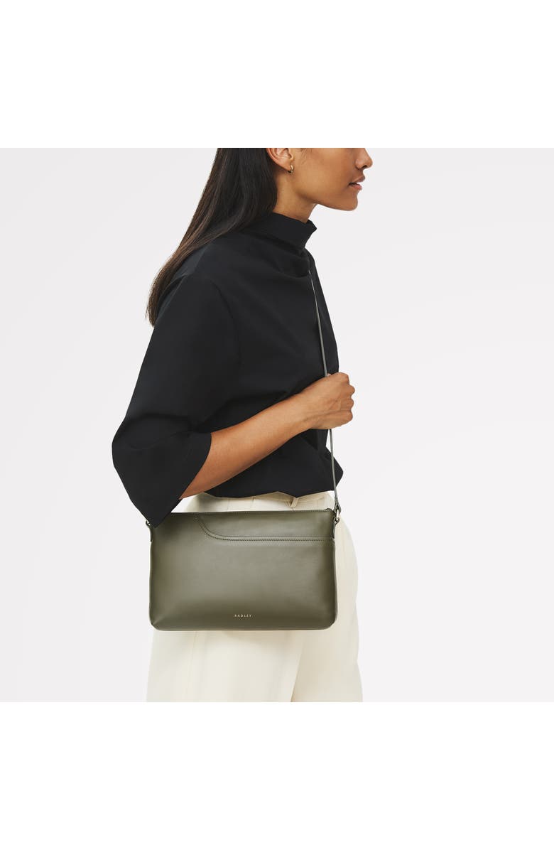 Radley Pockets Medium Ziptop Crossbody Bag, Alternate, color, Pine Needle