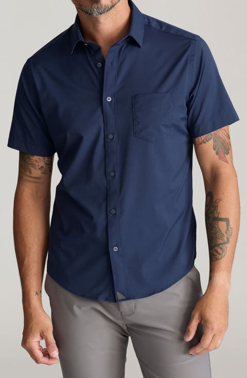 Gironde Short Sleeve Performance Button-Up Shirt