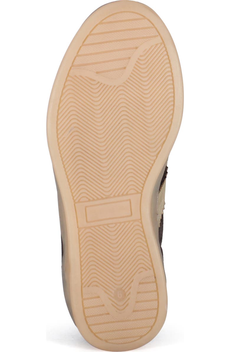 Diba True JON QWILL Lace Up Suede Sneaker, Alternate, color, Dark Brown/Gold