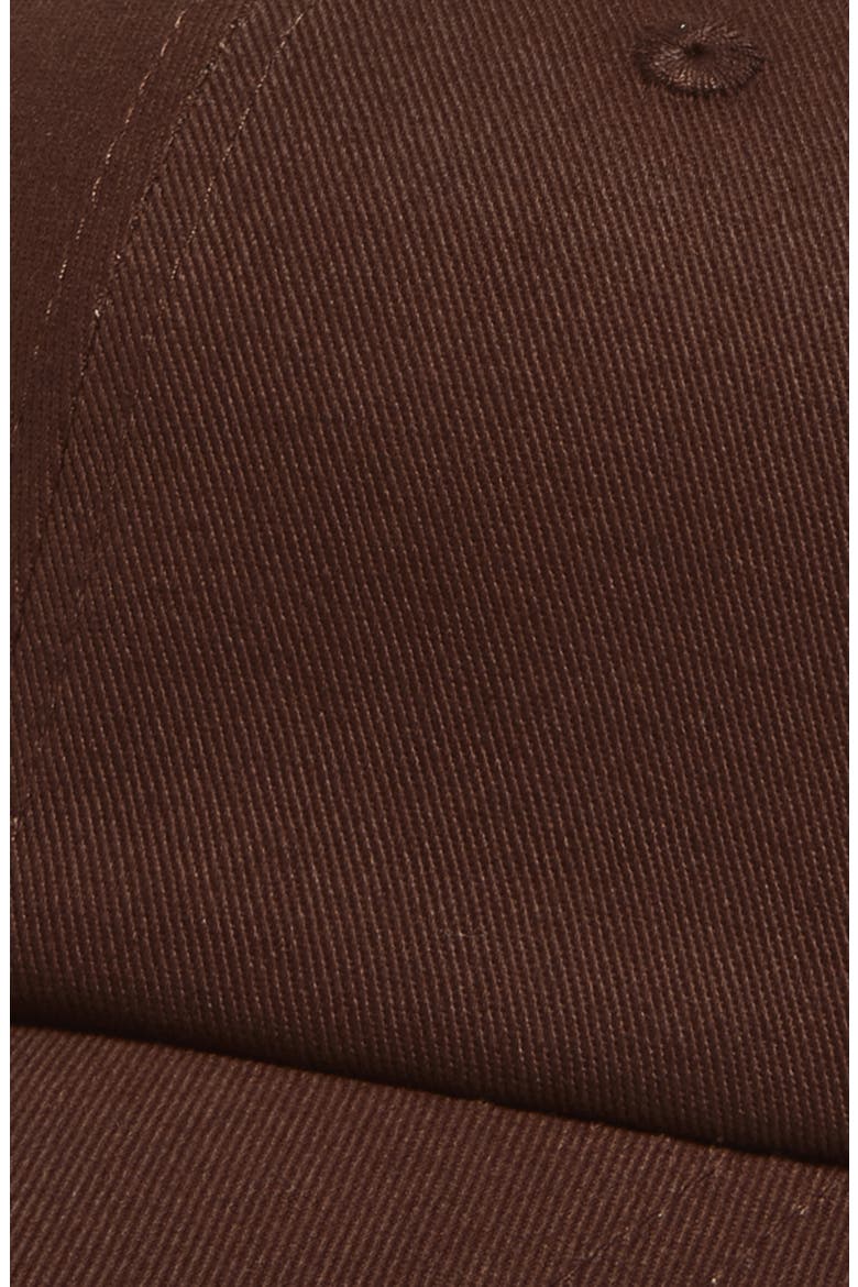 Cotton Twill Ball Cap, Alternate, color, BROWN