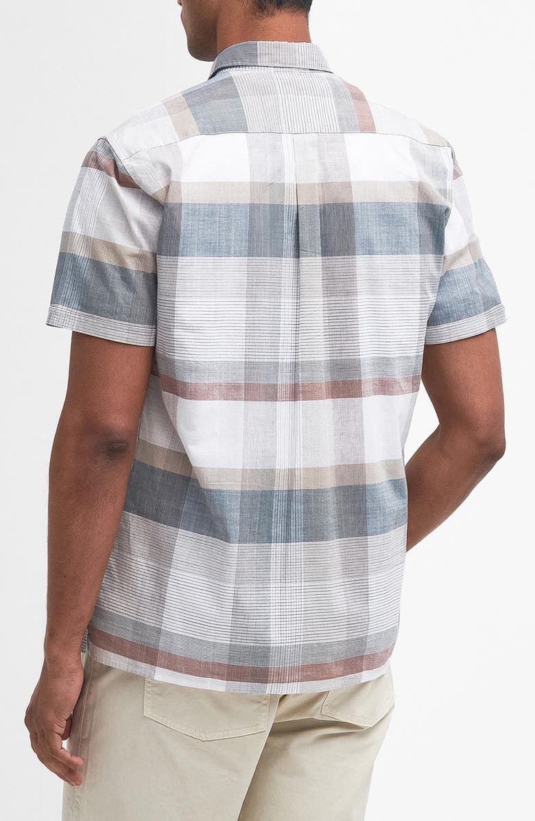 Barbour Hurlford Regular Fit Plaid Short Sleeve Button-Up Shirt, Alternate, color, 