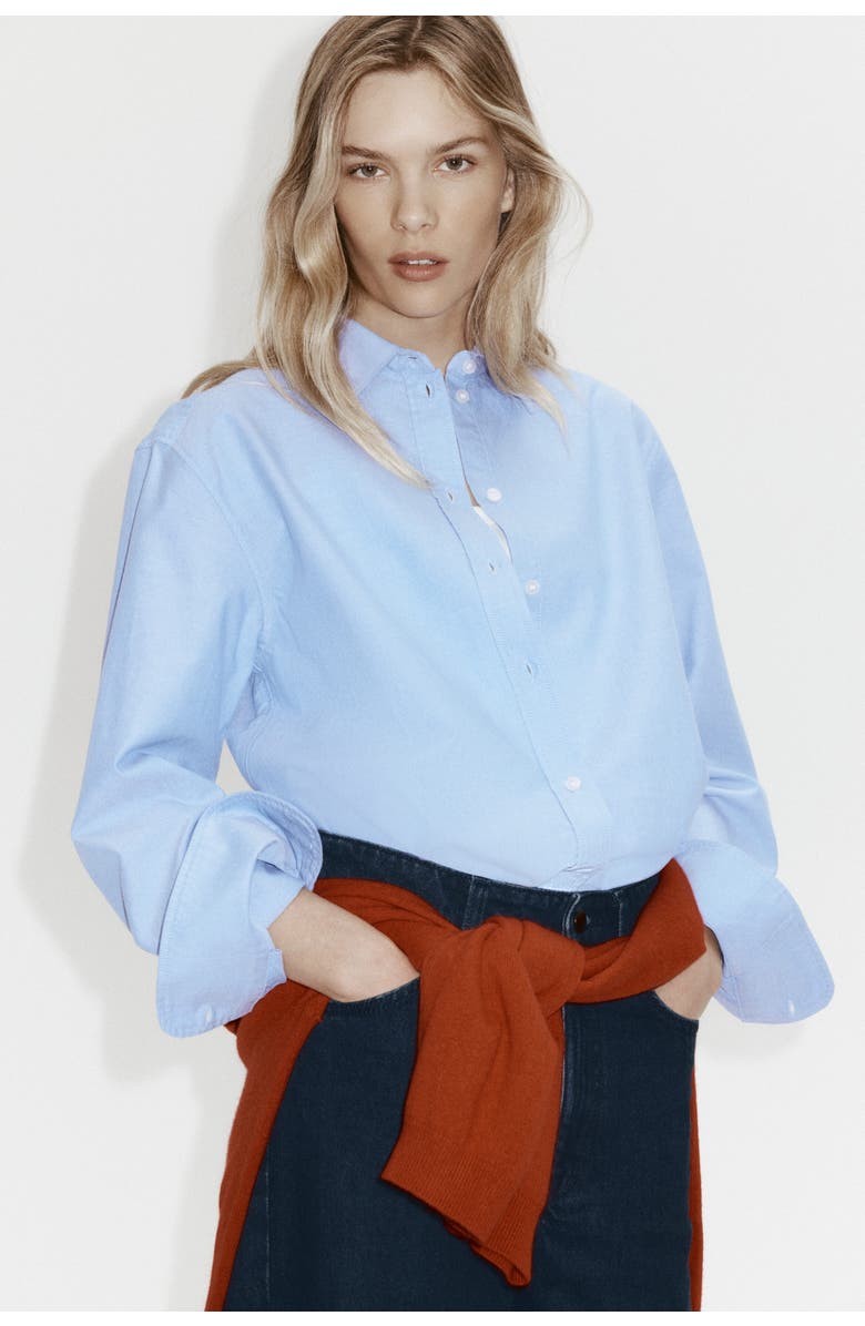 H&M Oxford shirt, Main, color, Blue