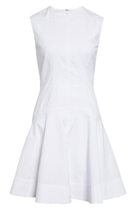 Karrigan Sleeveless Stretch Cotton Minidress