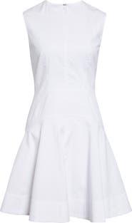 Veronica Beard Karrigan Sleeveless Stretch Cotton Minidress