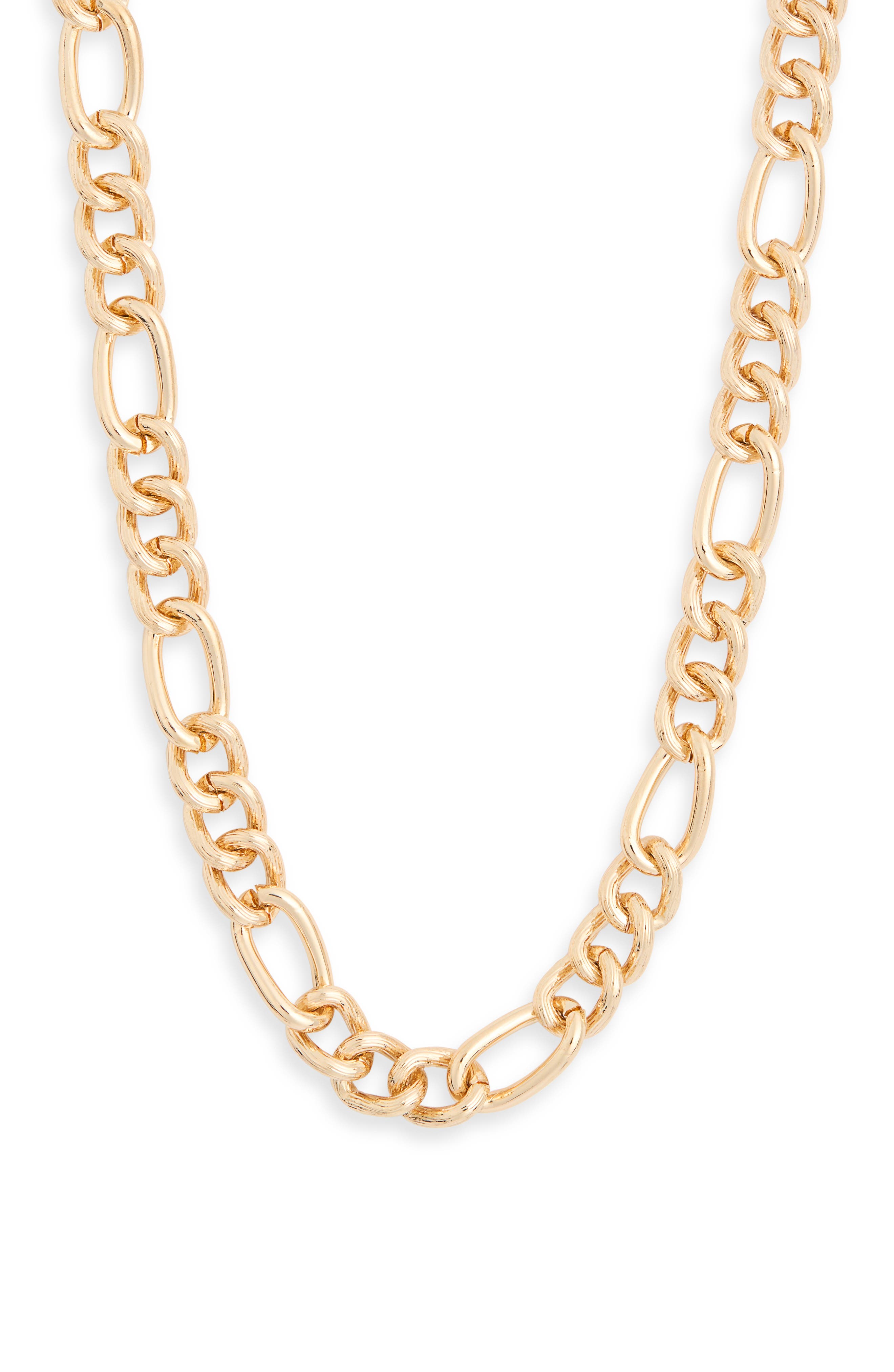 Mixed Chain Link Necklace