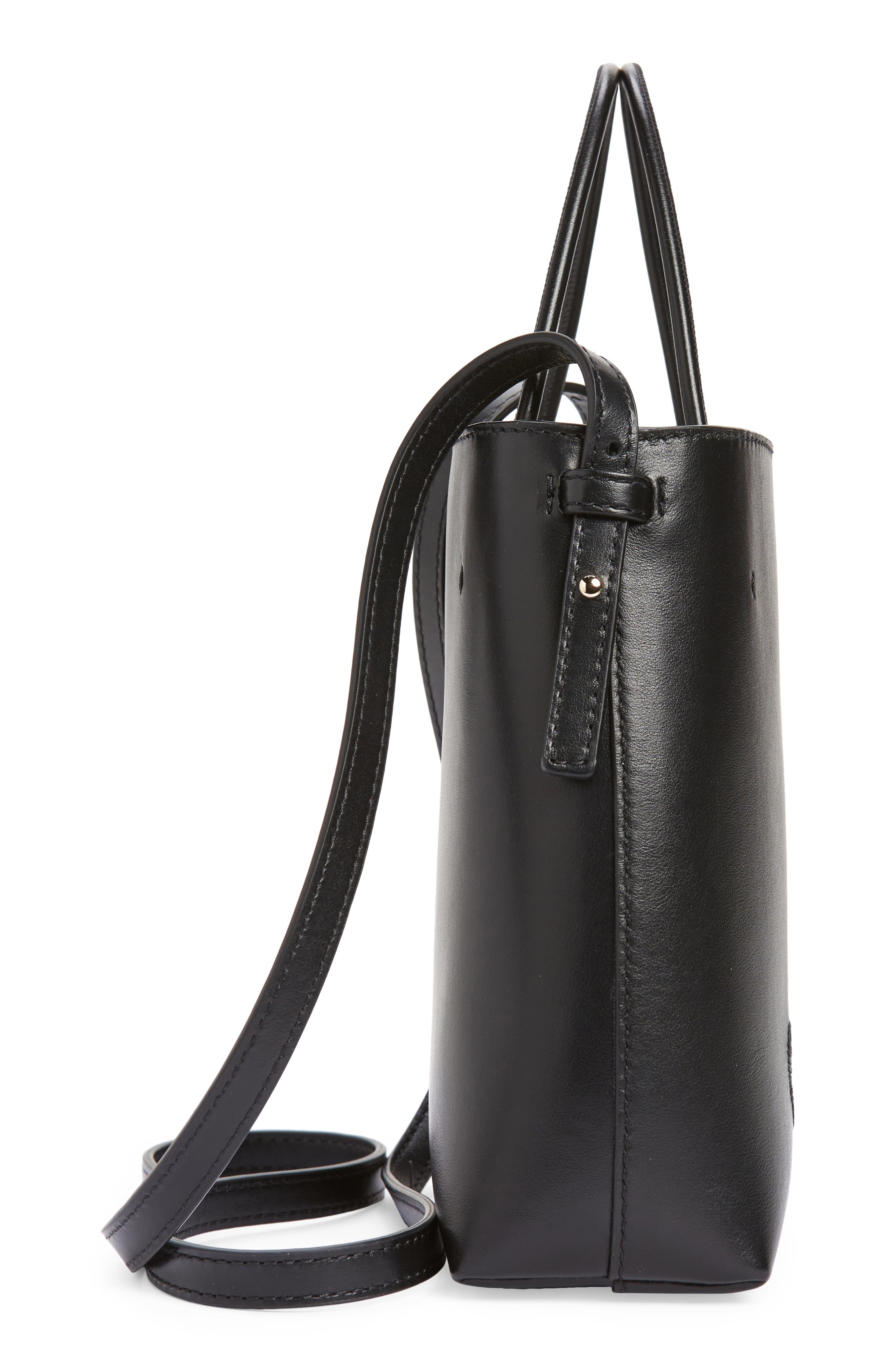 Micro Sense Crossbody Tote, Alternate, color, BLACK