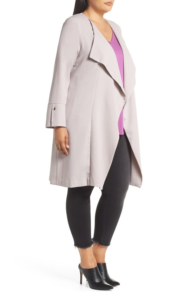 Evans Long Line Studded Waterfall Jacket, Alternate, color, 