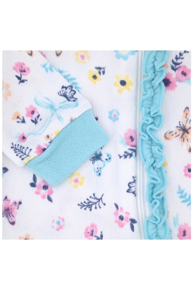 Fitted One-Piece Pajamas & Bear Blanket Toy, Alternate, color, BLUE