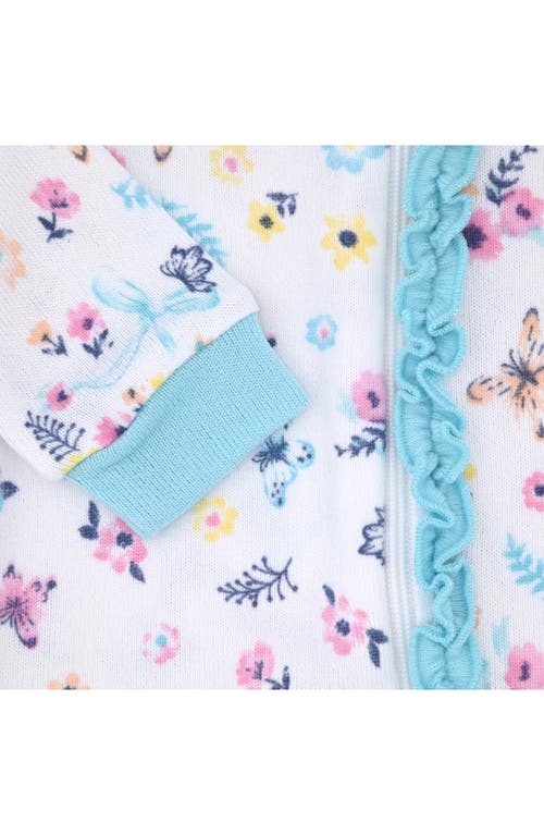 Sleep On It Fitted One-piece Pajamas & Bear Blanket Toy In Blue