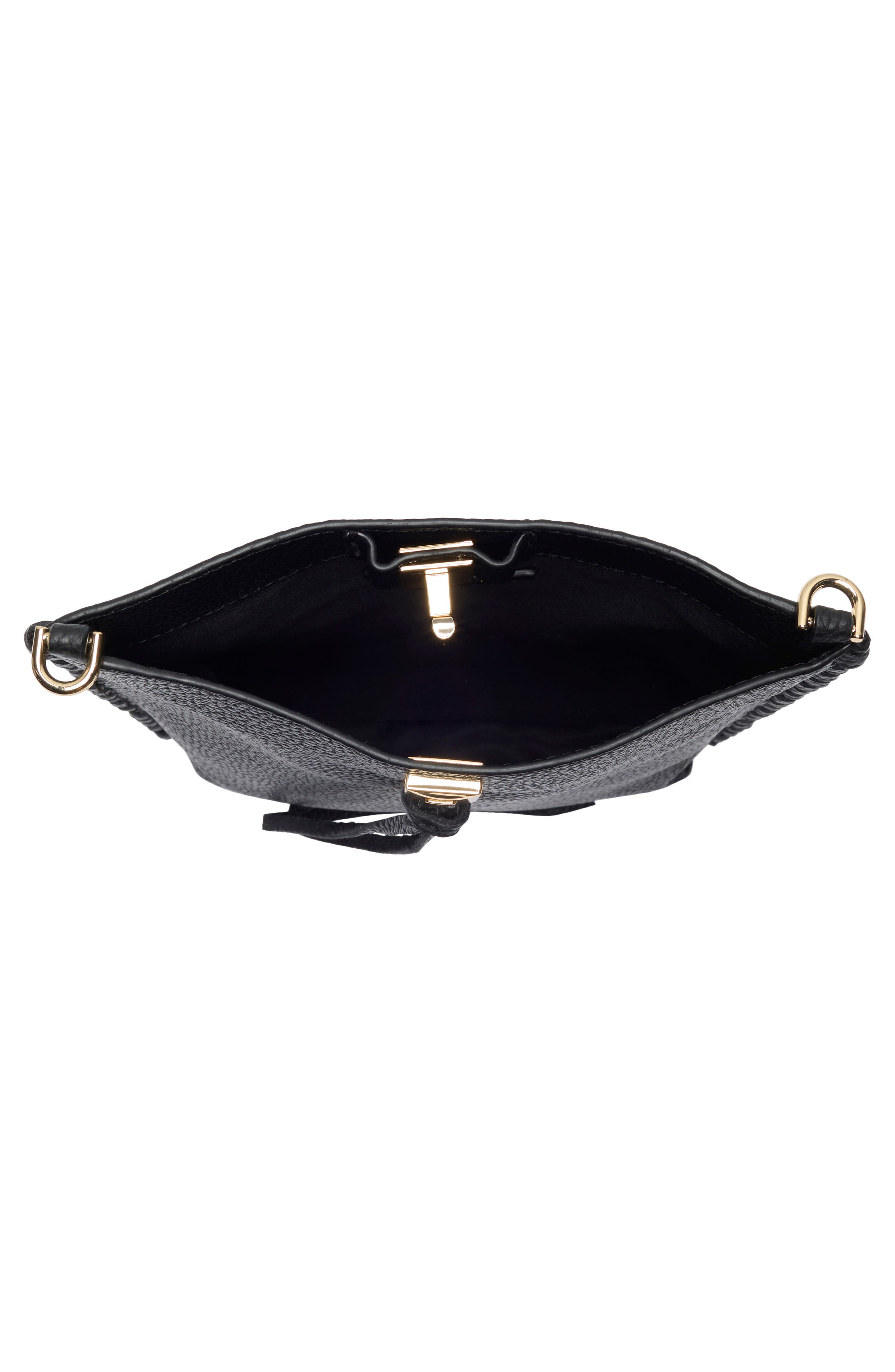 Rebecca Minkoff Darren Shoulder Bag, Alternate, color, Black