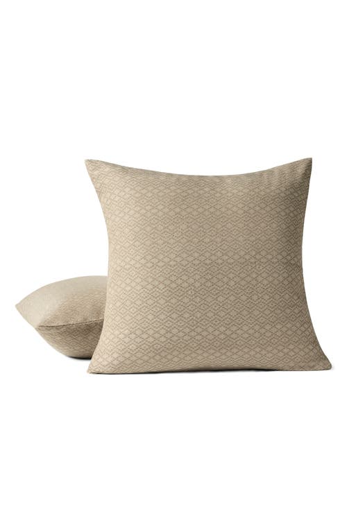 Coyuchi Captiola Organic Cotton Sham In Brown