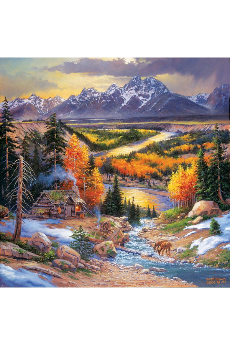 Fall Retreat 500 piece Jigsaw Puzzle for Adults, Alternate, color, Multicolor