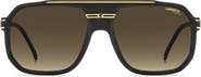 Carrera Eyewear 60mm Rectangular Flat Top Sunglasses