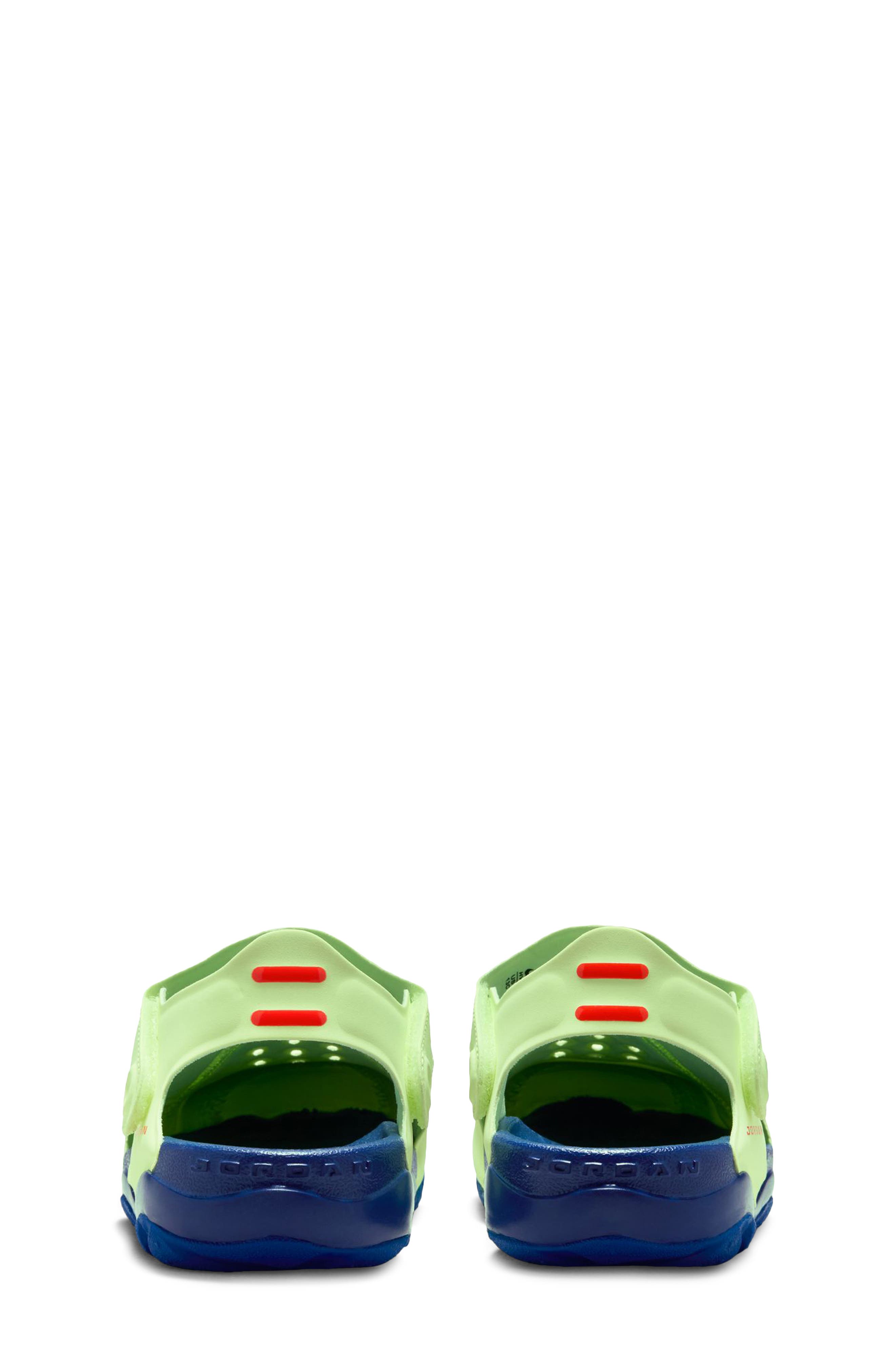 Nike Kids' Jordan OTDR Sandal, Alternate, color, Barely Volt/ Infrared/ Royal