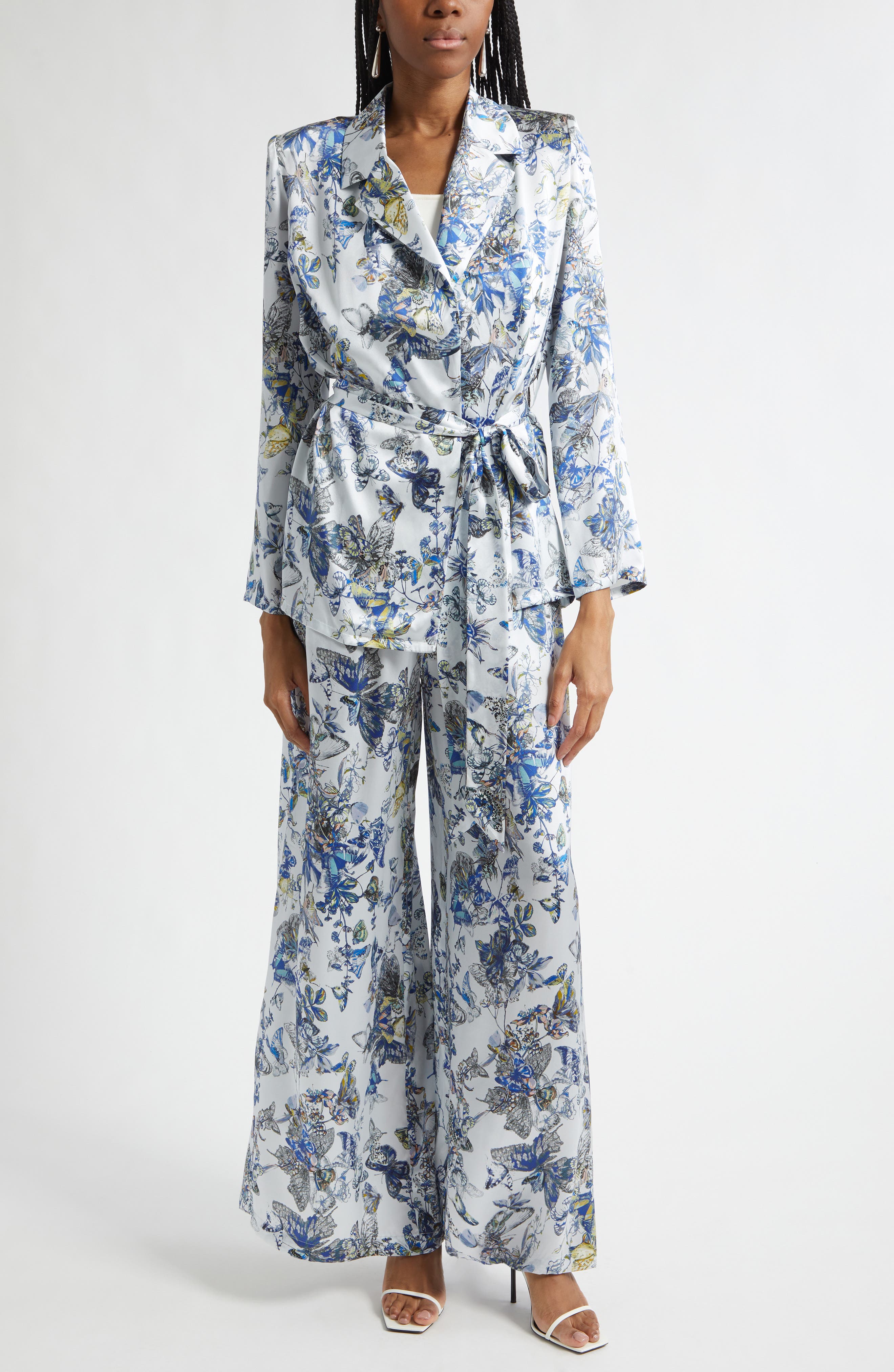 Ciara Silk Wrap Jacket - image 2